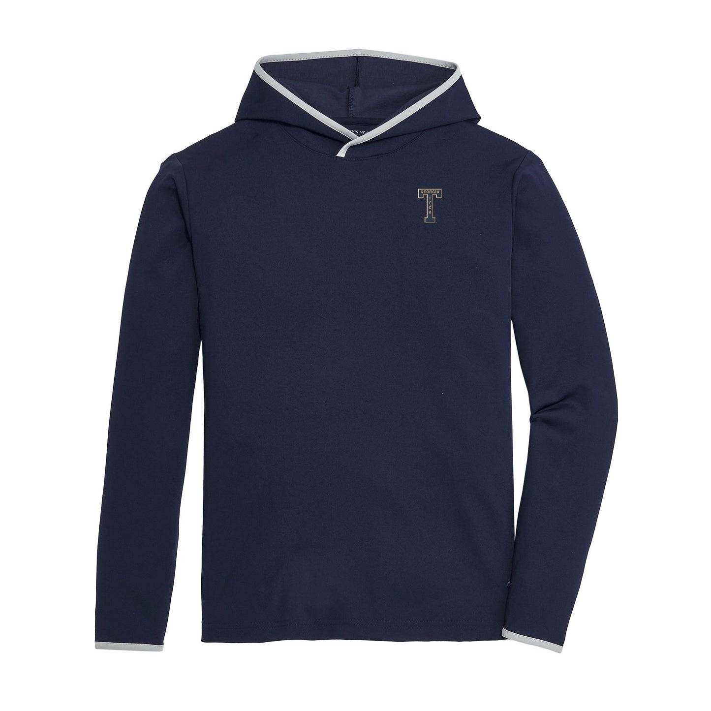 Georgia Tech Vintage Block T Brendon Performance Hoodie - Naval Academy