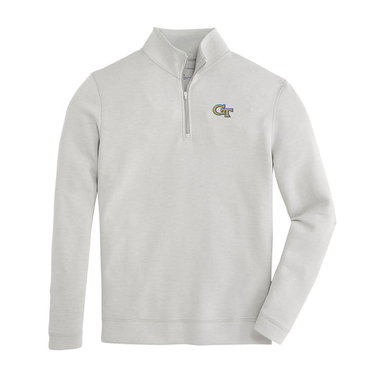 Georgia Tech GT Yeager Performance Pullover - Mirage Grey