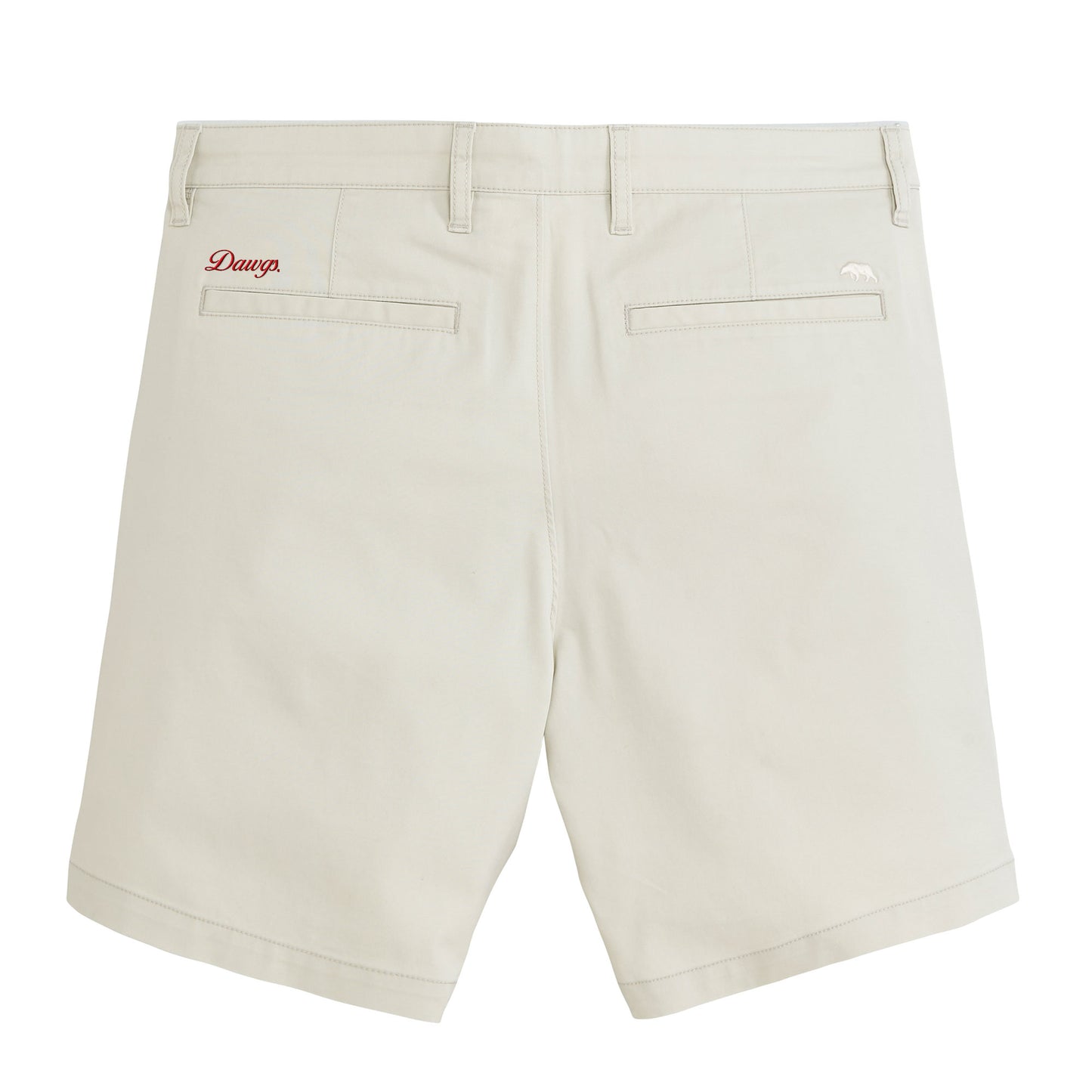 UGA Dawgs Vintage Script Hybrid Short - Silver Birch
