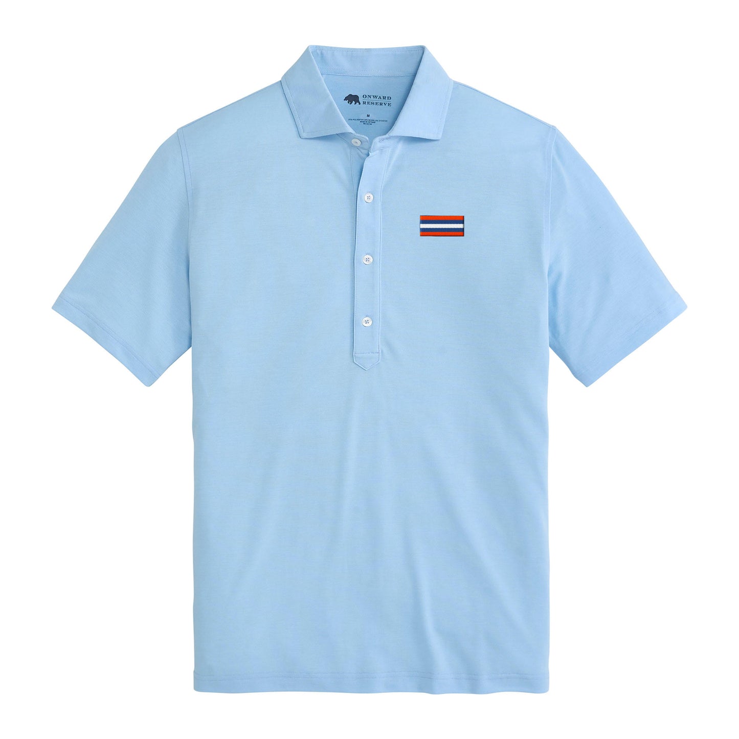 Florida Helmet Stripe Links Polo - Dutch Canal