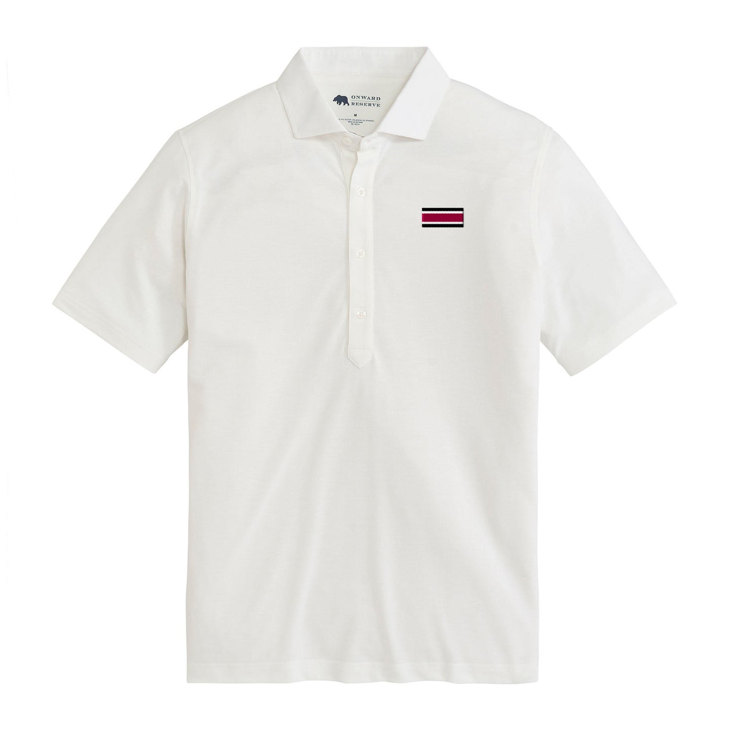 South Carolina Uniform Stripe Links Polo - White
