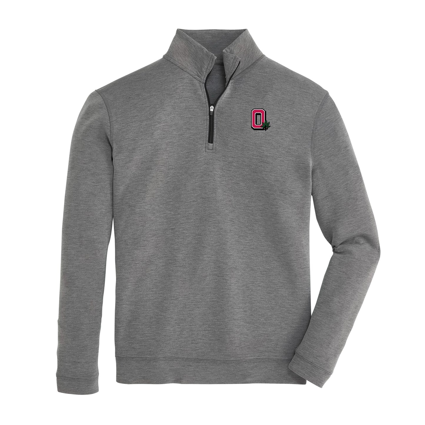 Ohio State Vintage Alumni Block O Yeager Performance Pullover - Charcoal