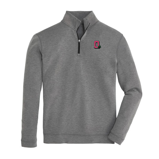 Ohio State Vintage Alumni Block O Yeager Performance Pullover - Charcoal