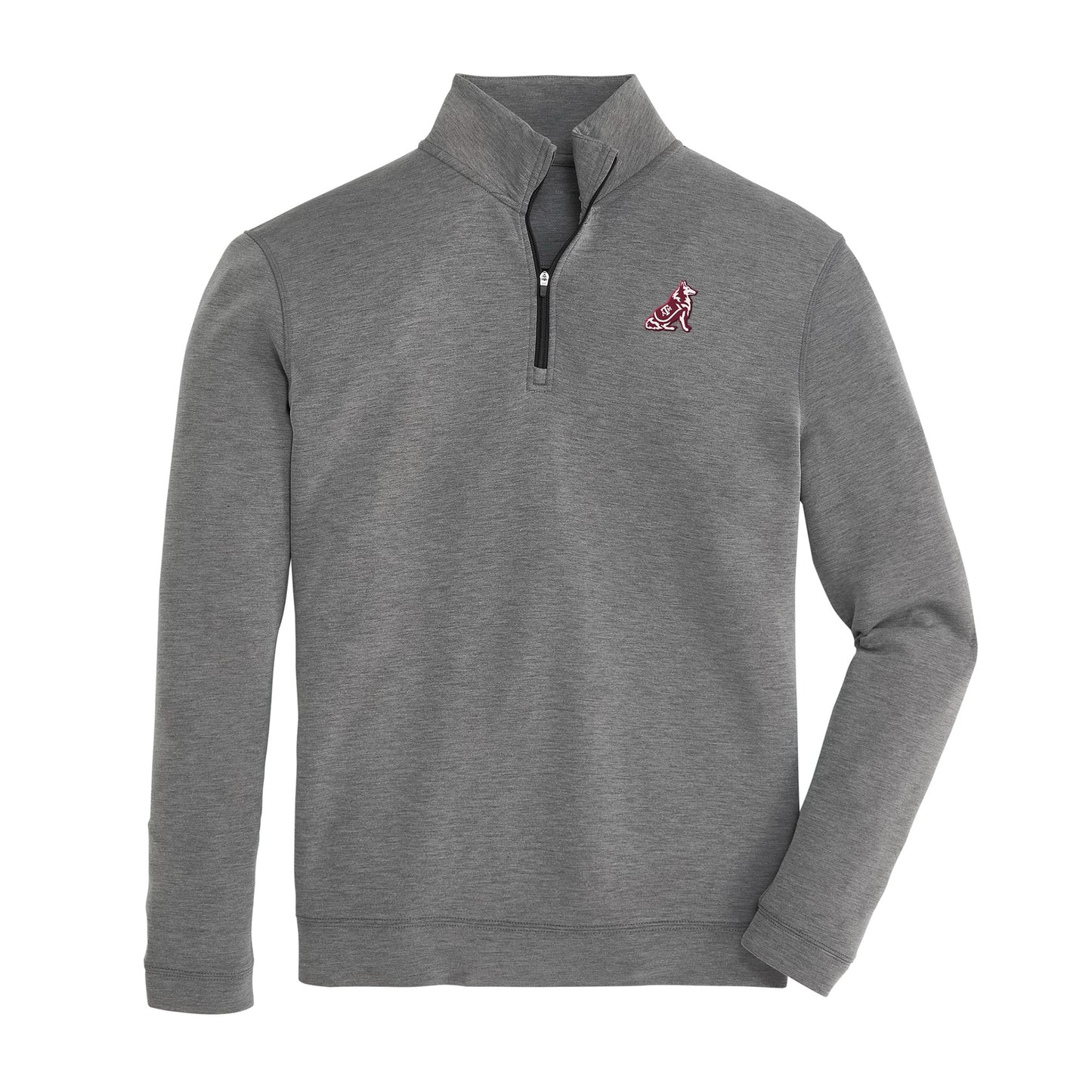 Texas A&M Reveille Yeager Performance Pullover - Charcoal