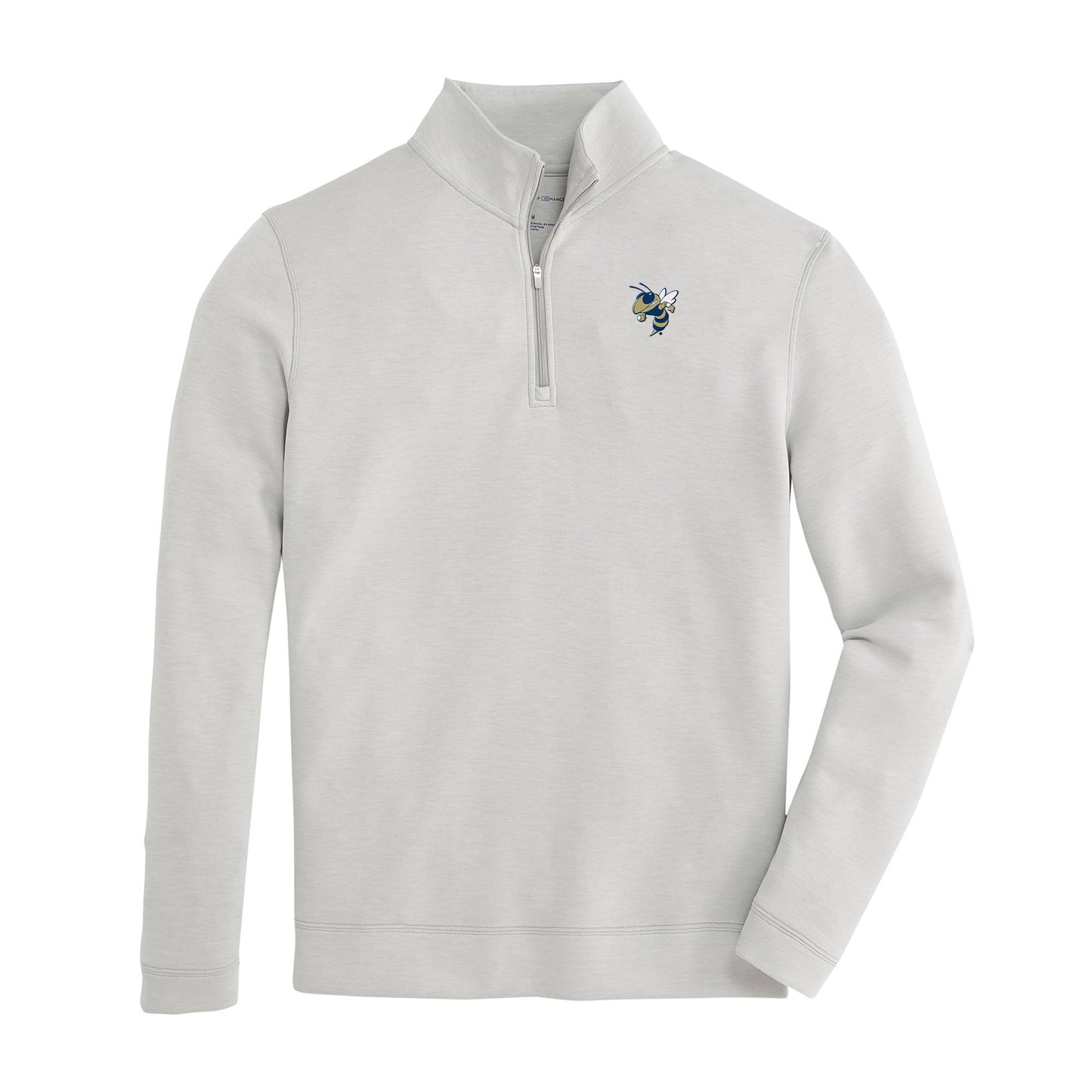 Georgia Tech Buzz Yeager Performance Pullover - Mirage Grey