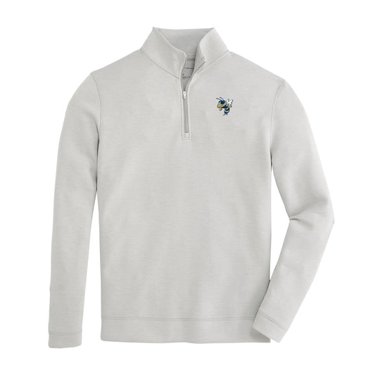 Georgia Tech Buzz Yeager Performance Pullover - Mirage Grey