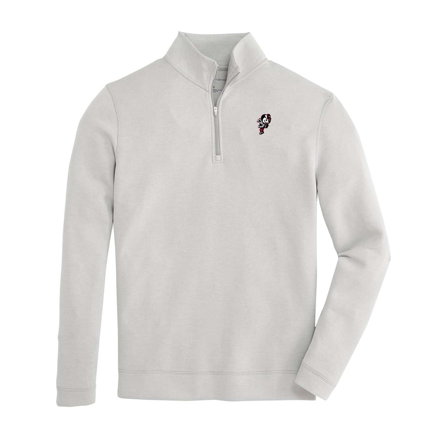 Ohio State Vintage Brutus Yeager Performance Pullover - Mirage Grey