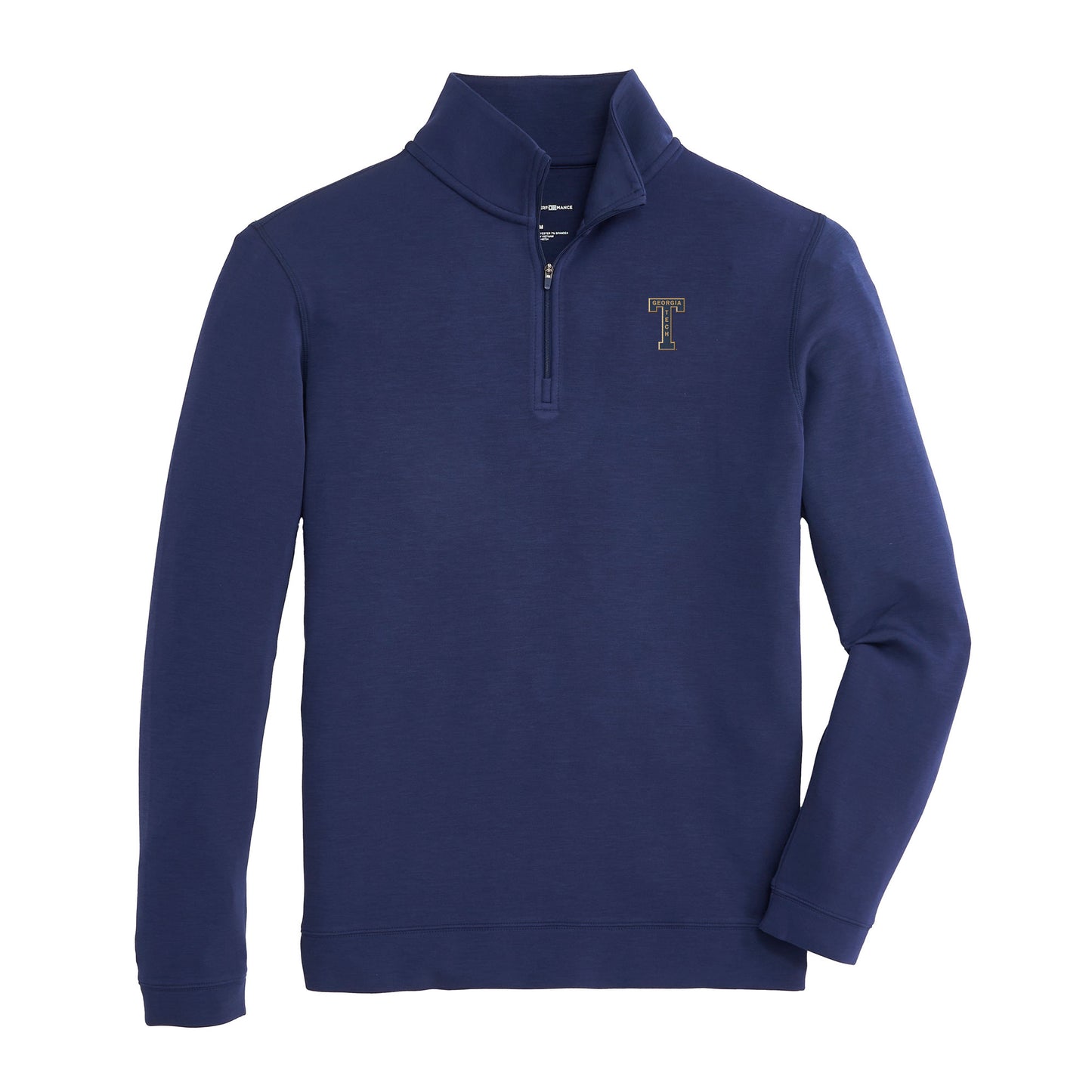 Georgia Tech Vintage Block T Yeager Performance Pullover - Naval Academy