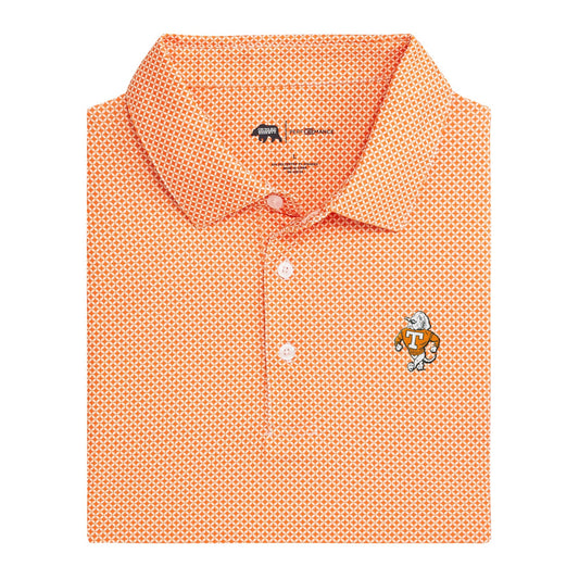 Tennessee Vintage Smokey Scope Printed Performance Polo - Volunteer Orange