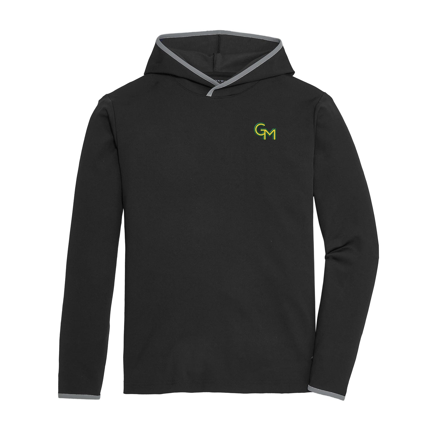 George Mason GM Brendon Performance Hoodie - Black