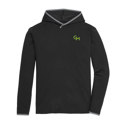 George Mason GM Brendon Performance Hoodie - Black