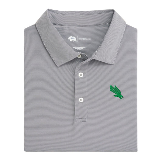 North Texas Diving Eagle Hairline Stripe Performance Polo - Nine Iron