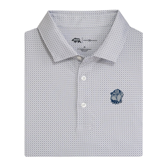 Georgetown Mascot League Printed Performance Polo - Nine Iron