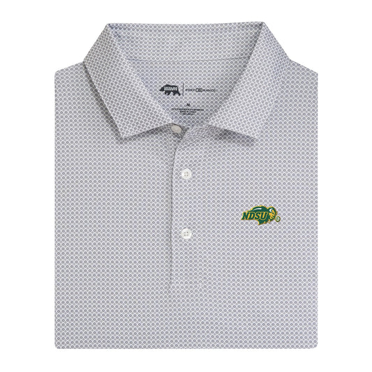 North Dakota State Primary League Printed Performance Polo - Nine Iron
