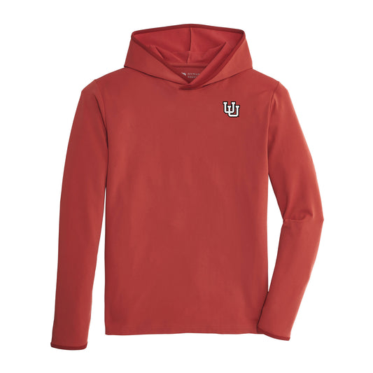 Utah Interlocking U Brendon Performance Hoodie - Red