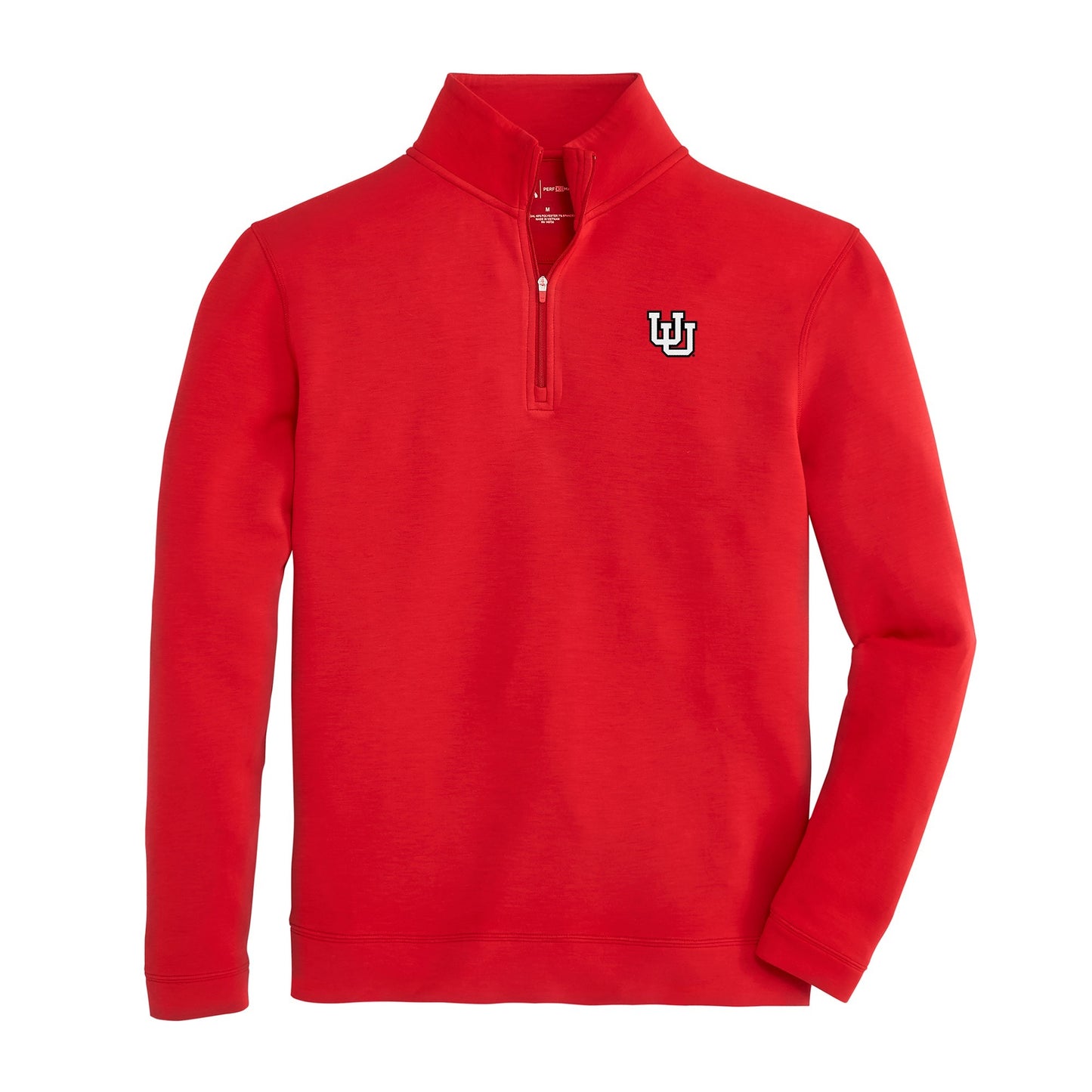 Utah Interlocking U Yeager Performance Pullover - Red
