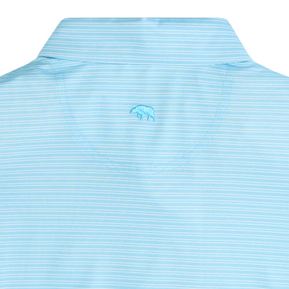 Pairing Stripe Performance Pique Polo - Dutch Canal