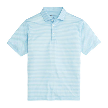 Pairing Stripe Performance Pique Polo - Dutch Canal