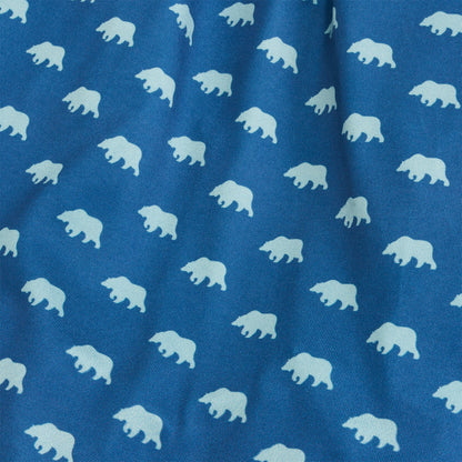 Bear Logo Performance Boxer - Captains Blue