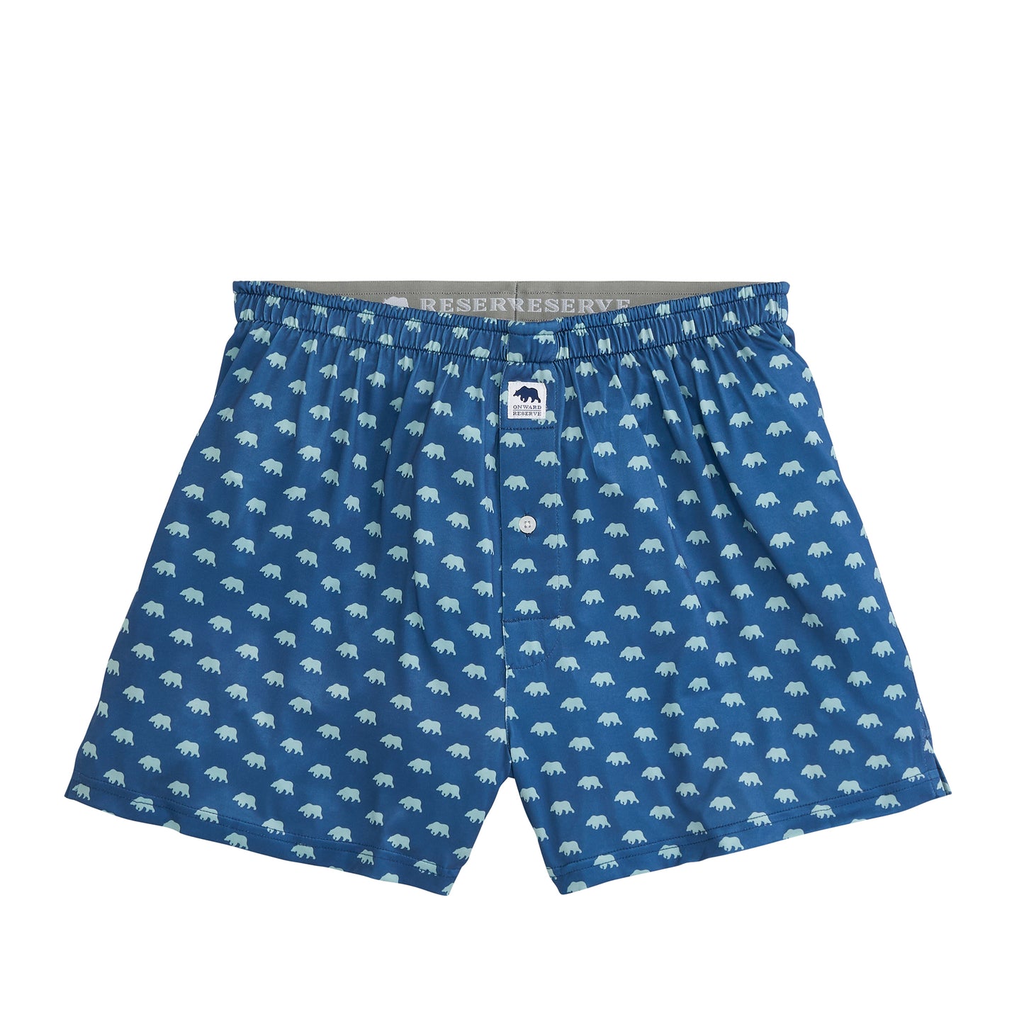 Bear Logo Performance Boxer - Captains Blue