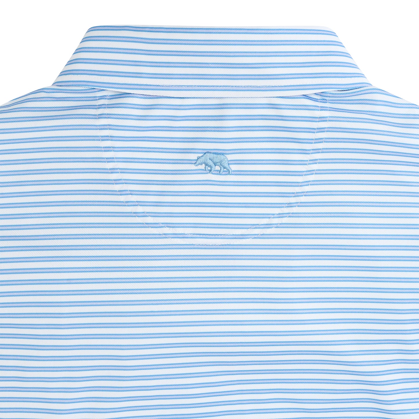 Guide Stripe Performance Pique Polo - Iris
