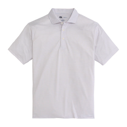 Tour Stripe Performance Pique Polo - Ensign Blue