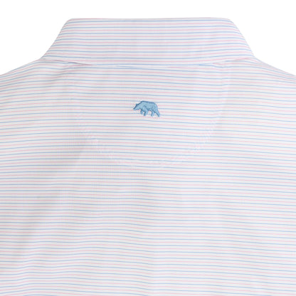 Tour Stripe Performance Pique Polo - Orchid