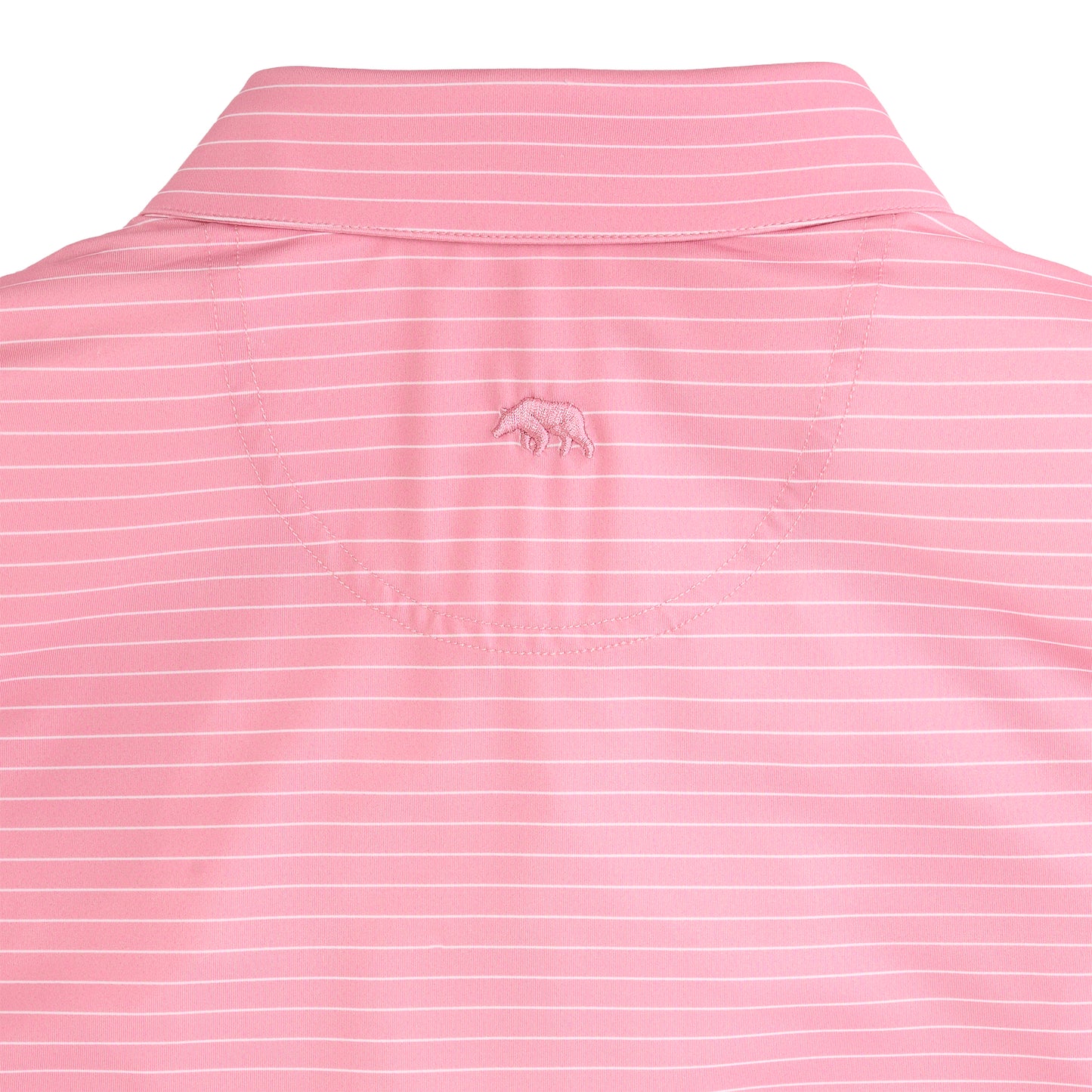 Atlantic Stripe Performance Polo - Orchid
