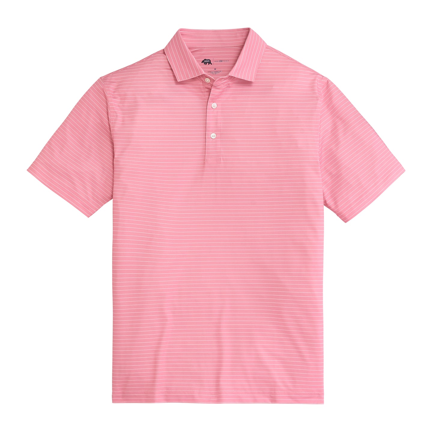 Atlantic Stripe Performance Polo - Orchid