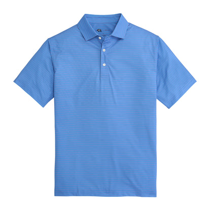 Atlantic Stripe Performance Polo - Riviera