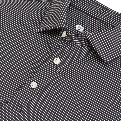 Birdie Stripe Performance Polo - Black/White