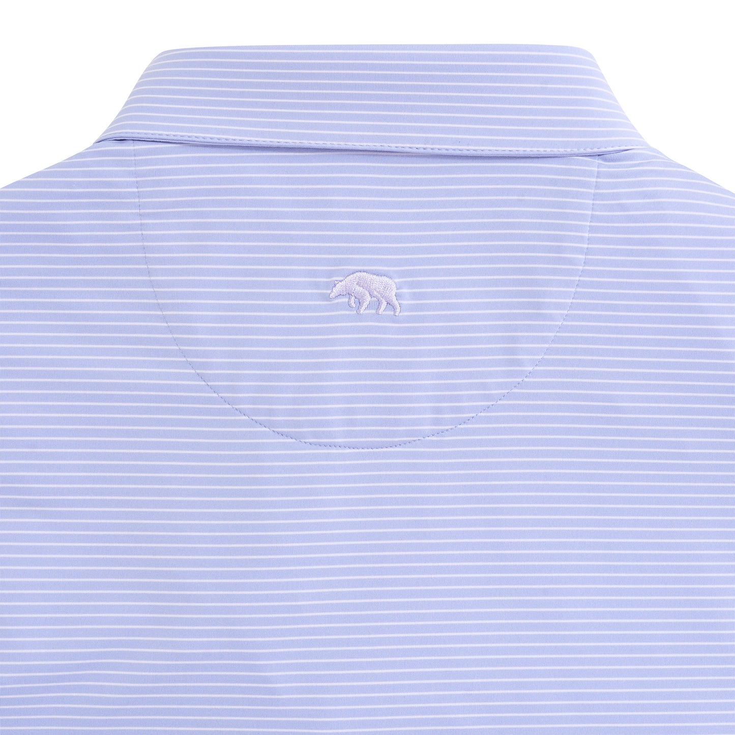 Birdie Stripe Performance Polo - Heron
