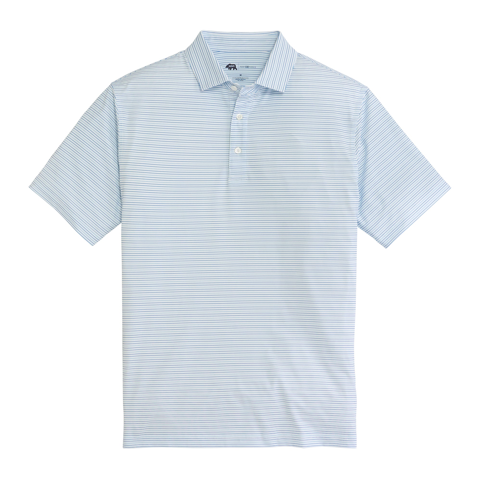 Driver Stripe Performance Polo - Azurine – Onward Reserve