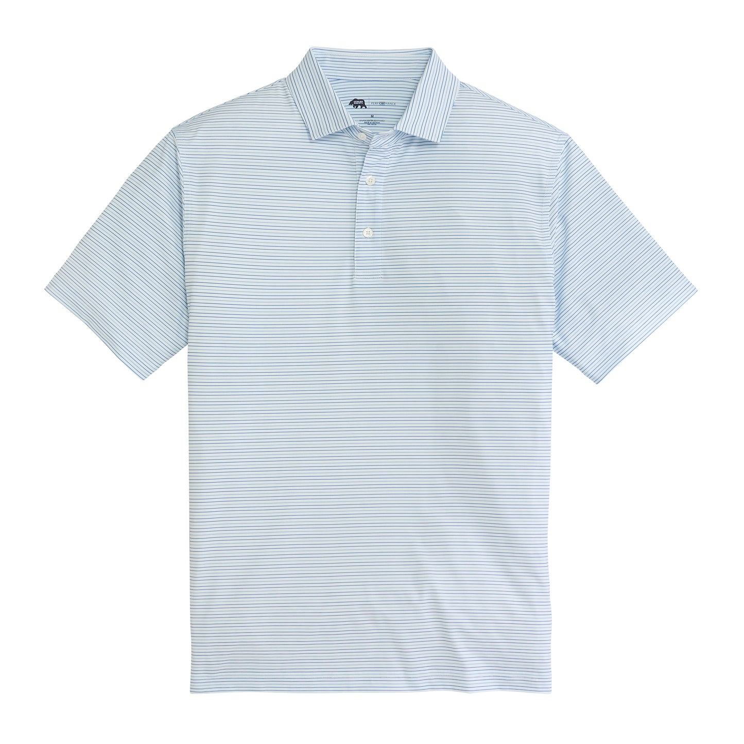 Driver Stripe Performance Polo - Azurine