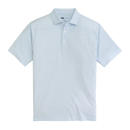 Driver Stripe Performance Polo - Azurine