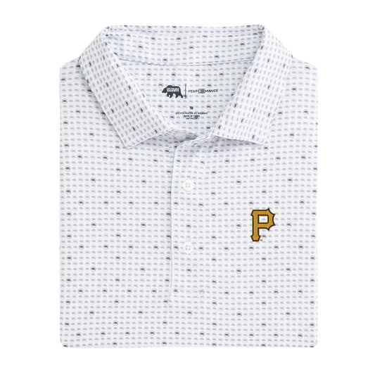 Pittsburgh Pirates Tour Logo Printed Performance Polo