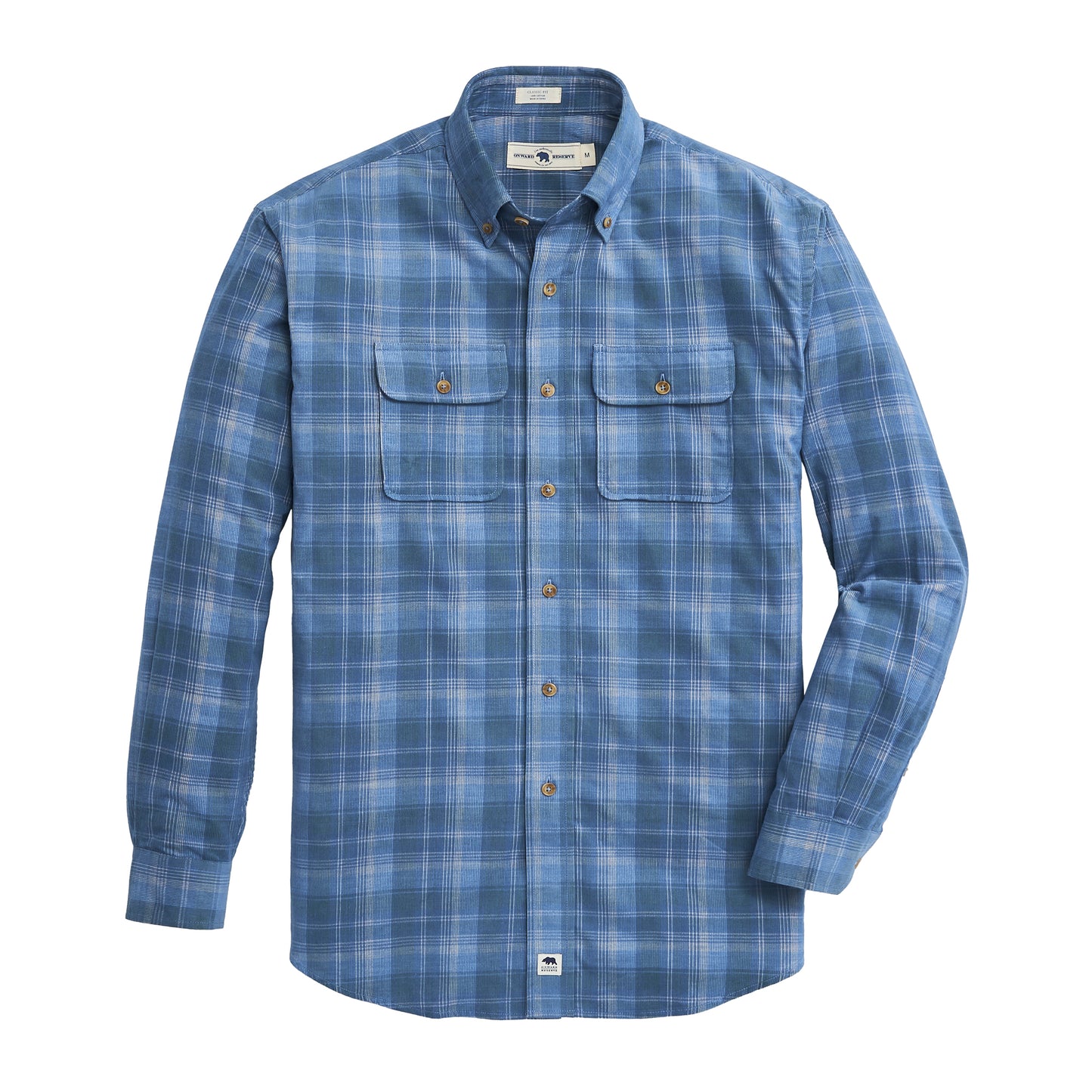 Conon Corduroy Shirt - Smoke Pine