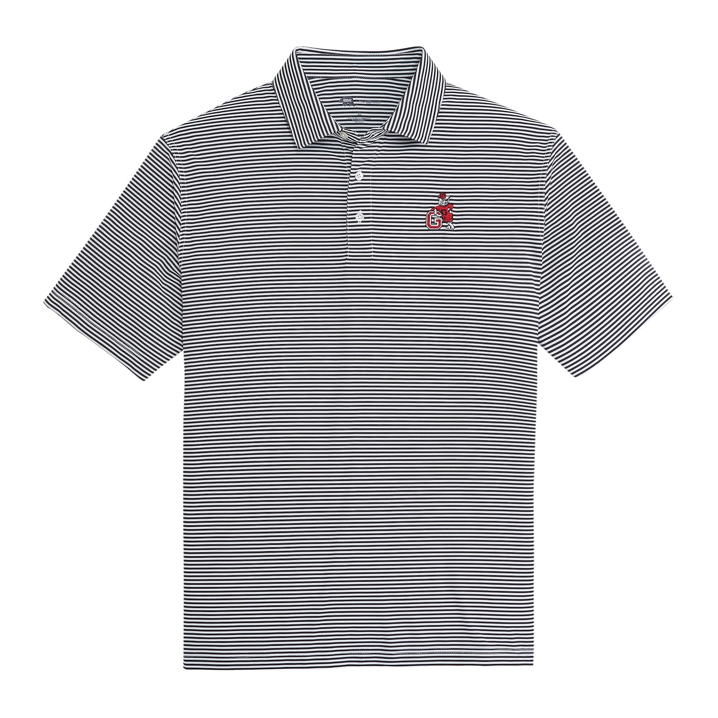 UGA G Dog Echo Stripe Performance Polo - Black
