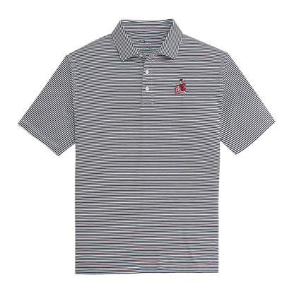 UGA G Dog Echo Stripe Performance Polo - Black