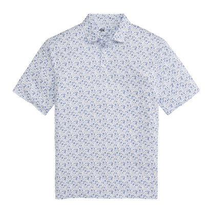 19th Hole Printed Performance Polo - Ensign Blue