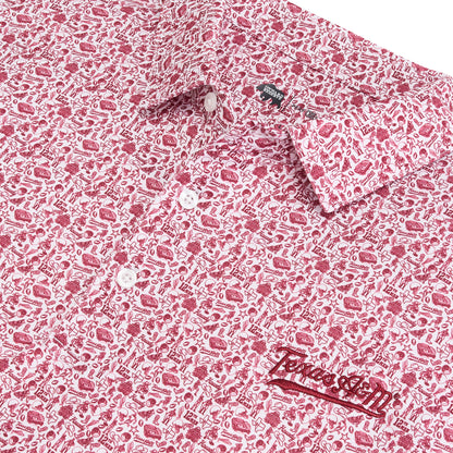 Texas A&M Icons Printed Performance Polo - White