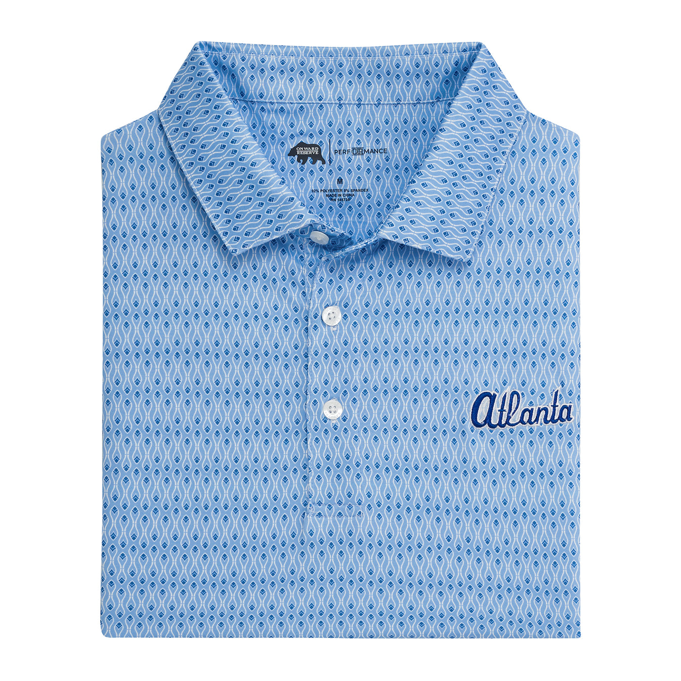 Atlanta Braves Retro Feather Printed Perfor…