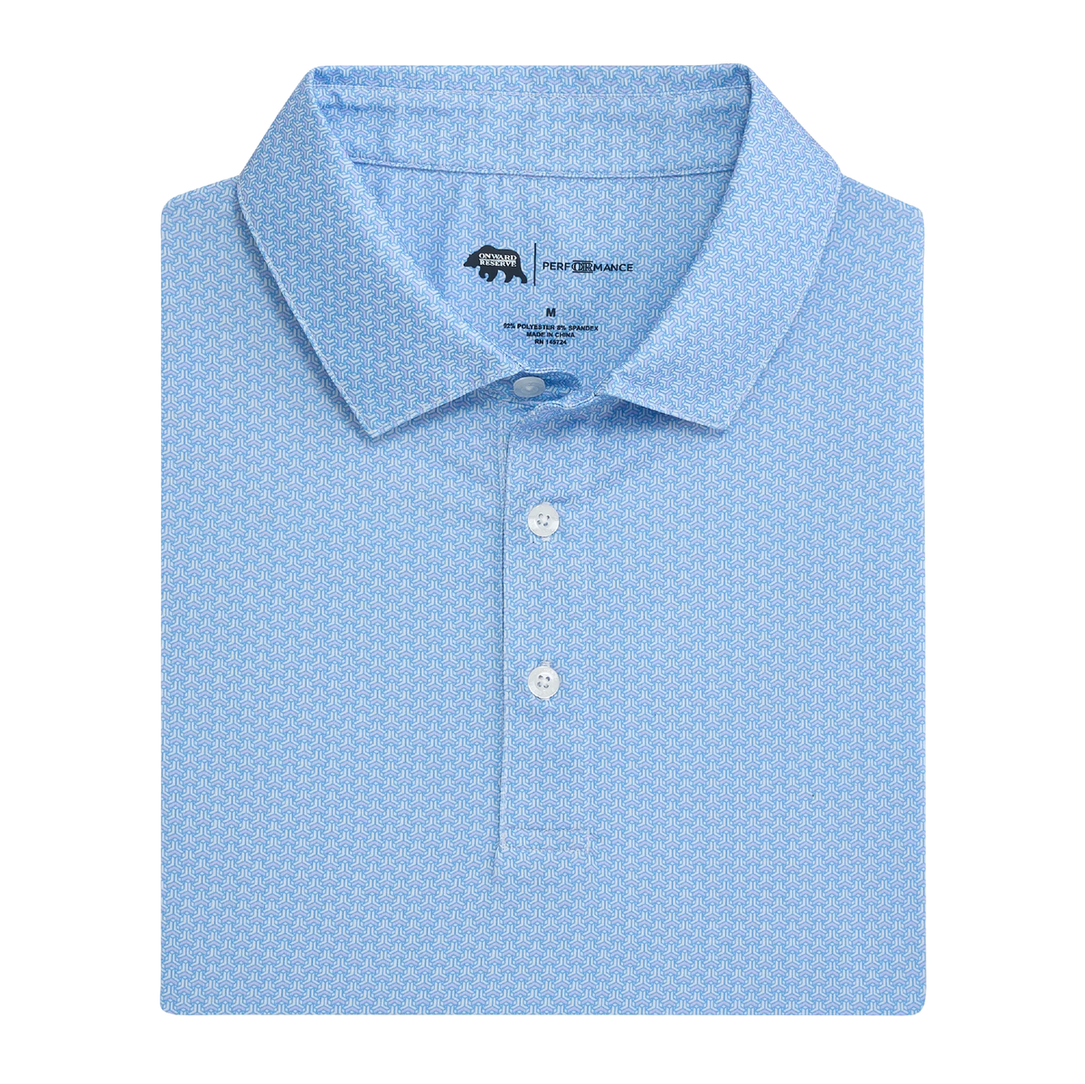Bonnie Printed Performance Polo - Iris
