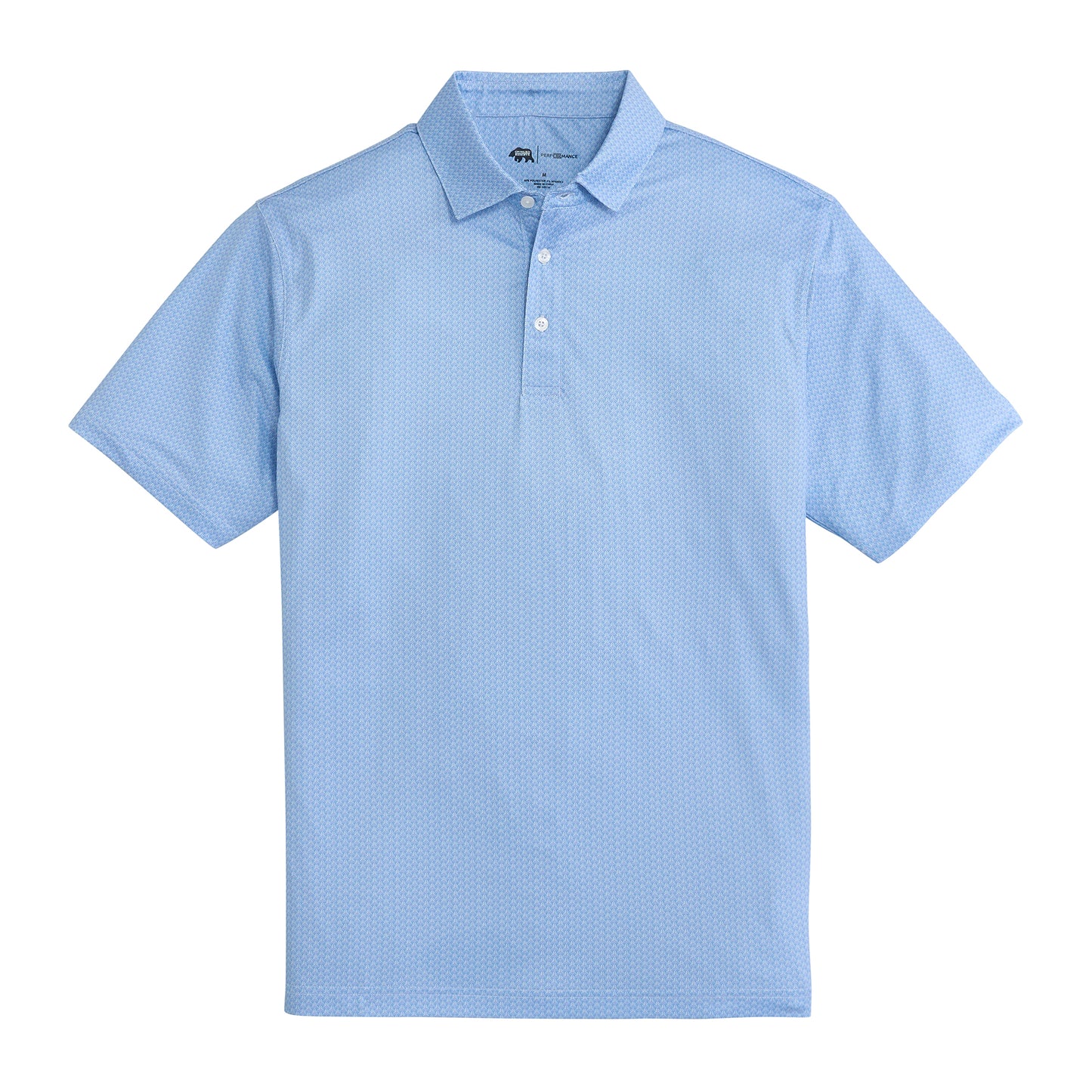 Bonnie Printed Performance Polo - Iris