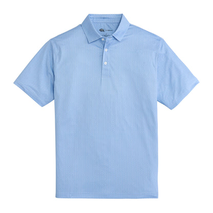 Bonnie Printed Performance Polo - Iris