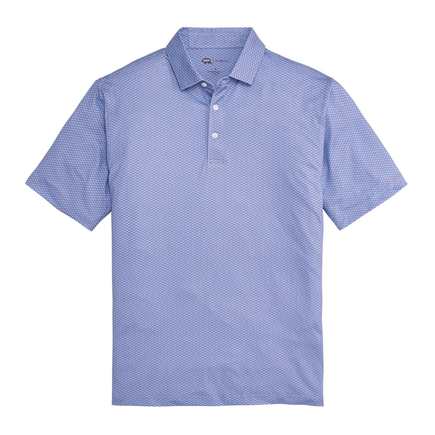 Bonnie Printed Performance Polo - Riviera
