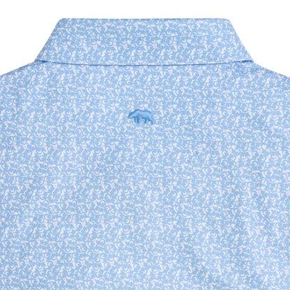 Swamp Puppy Printed Performance Polo - Vista