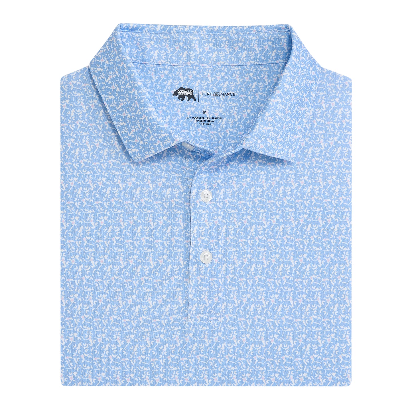 Swamp Puppy Printed Performance Polo - Vista