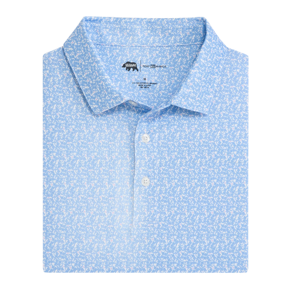 Swamp Puppy Printed Performance Polo - Vista