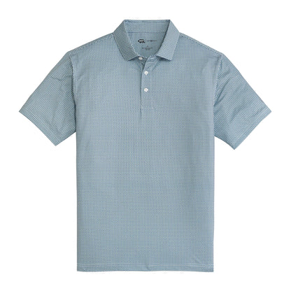League Printed Performance Polo - Ensign Blue